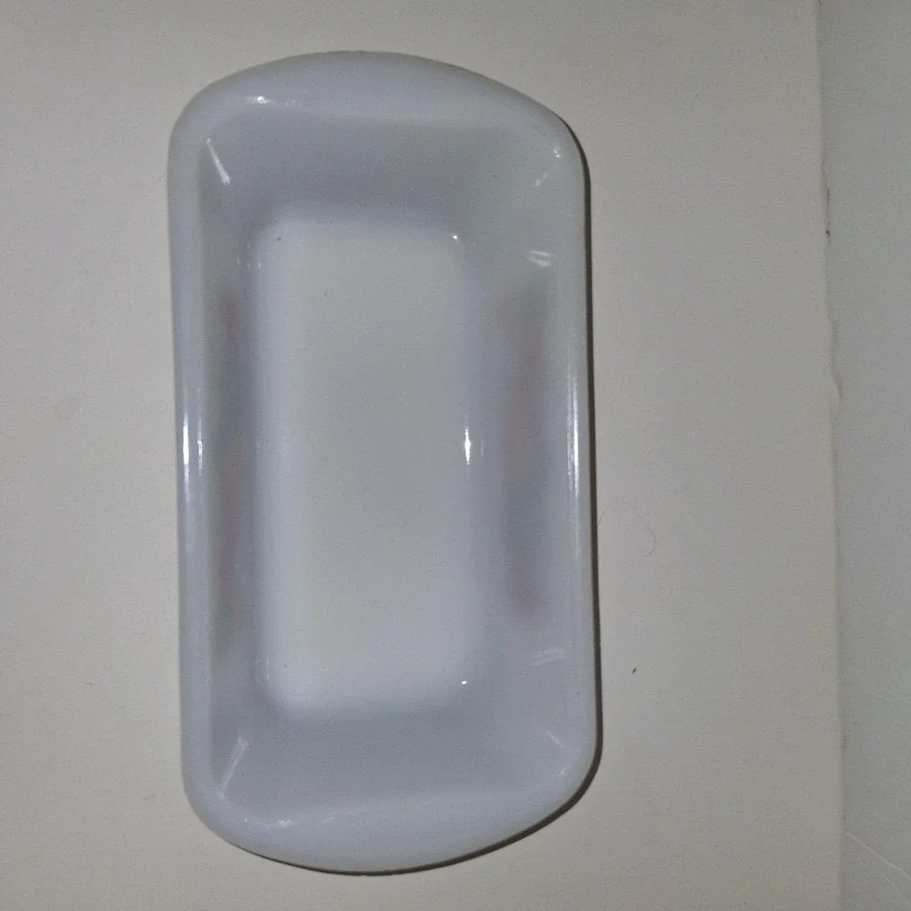 Vintage GLASBAKE Garden Vegetable Loaf Pan 1.5 Quart J522 - Picture 5 of 6